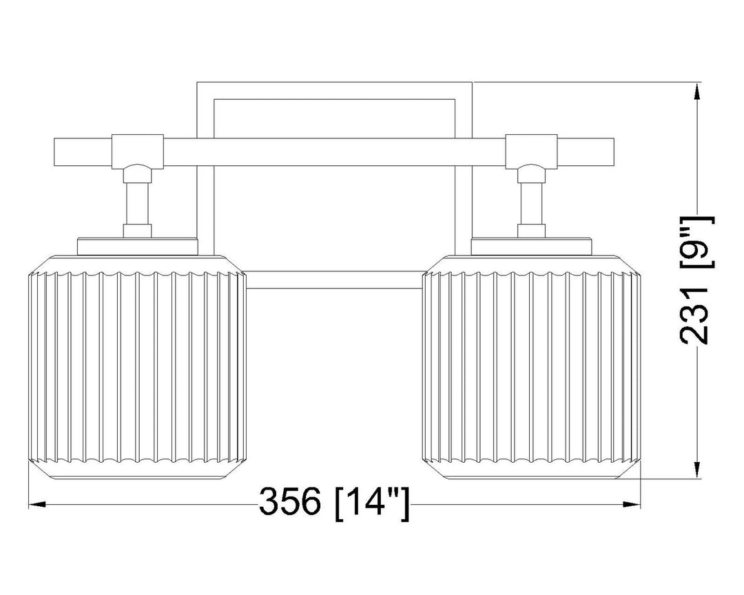 Z-Lite Canada - 7515-2V-BN - Two Light Vanity - Landon - Brushed Nickel