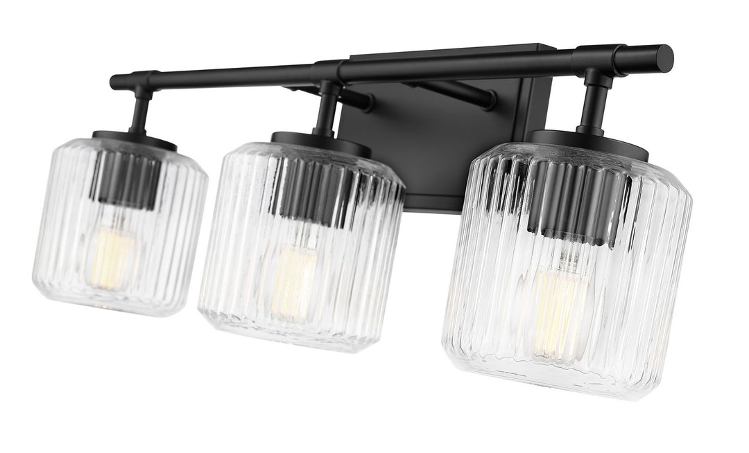 Z-Lite Canada - 7515-3V-MB - Three Light Vanity - Landon - Matte Black