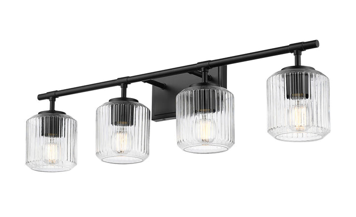 Z-Lite Canada - 7515-4V-MB - Four Light Vanity - Landon - Matte Black