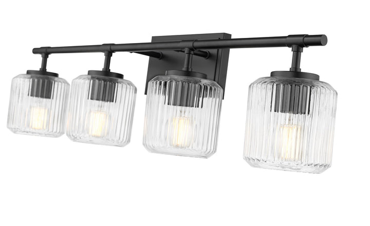 Z-Lite Canada - 7515-4V-MB - Four Light Vanity - Landon - Matte Black