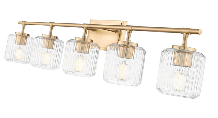 Z-Lite Canada - 7515-5V-MGLD - Five Light Vanity - Landon - Modern Gold