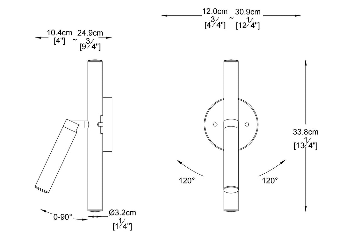 Z-Lite Canada - 919-3S-MGLD-LED - LED Wall Sconce - Forest - Modern Gold