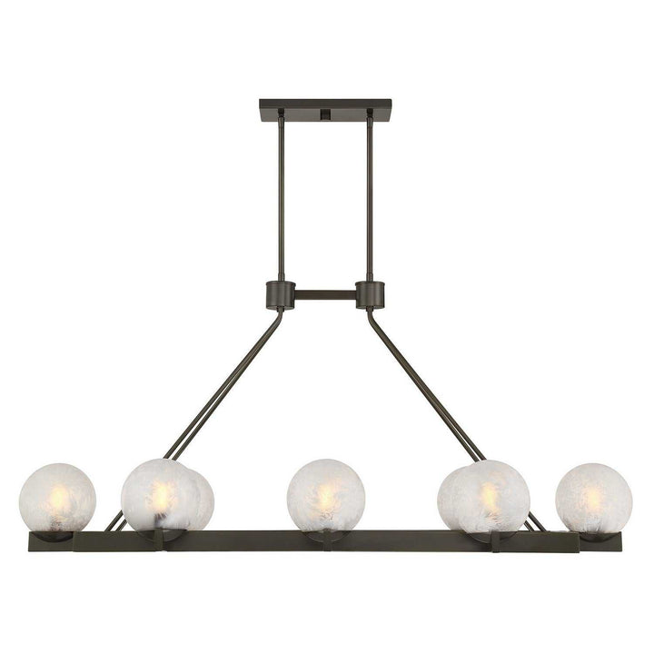 Savoy House - 1-1016-8-15 - Eight Light Linear Chandelier - Darien - Mediterranean Bronze
