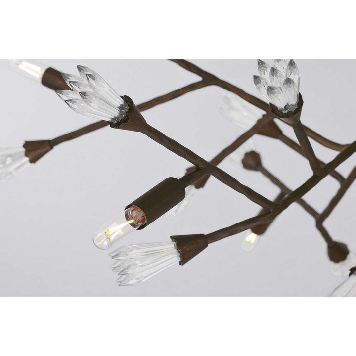 Malinda Six Light Chandelier in Bark Savoy House