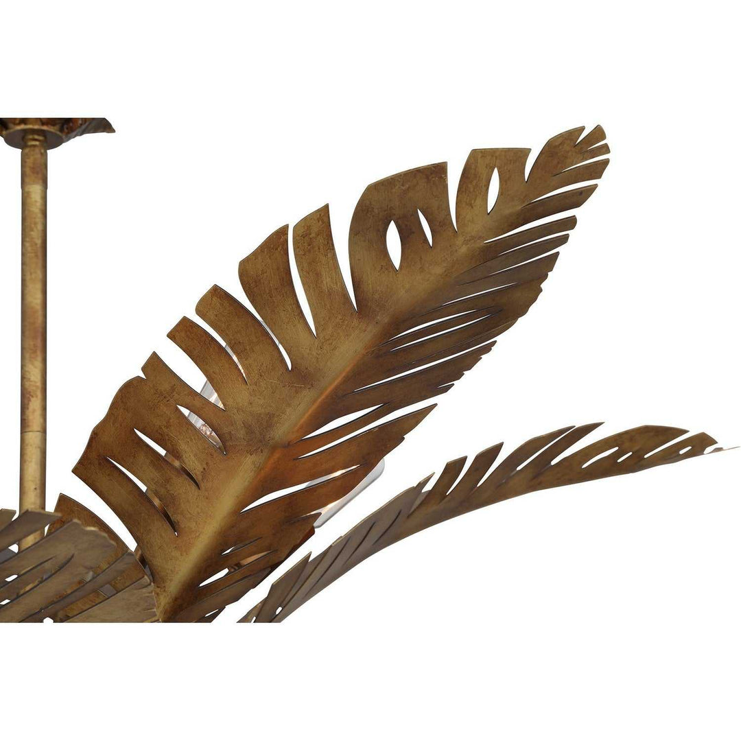 Palmera Ten Light Chandelier in Gold Vein Savoy House