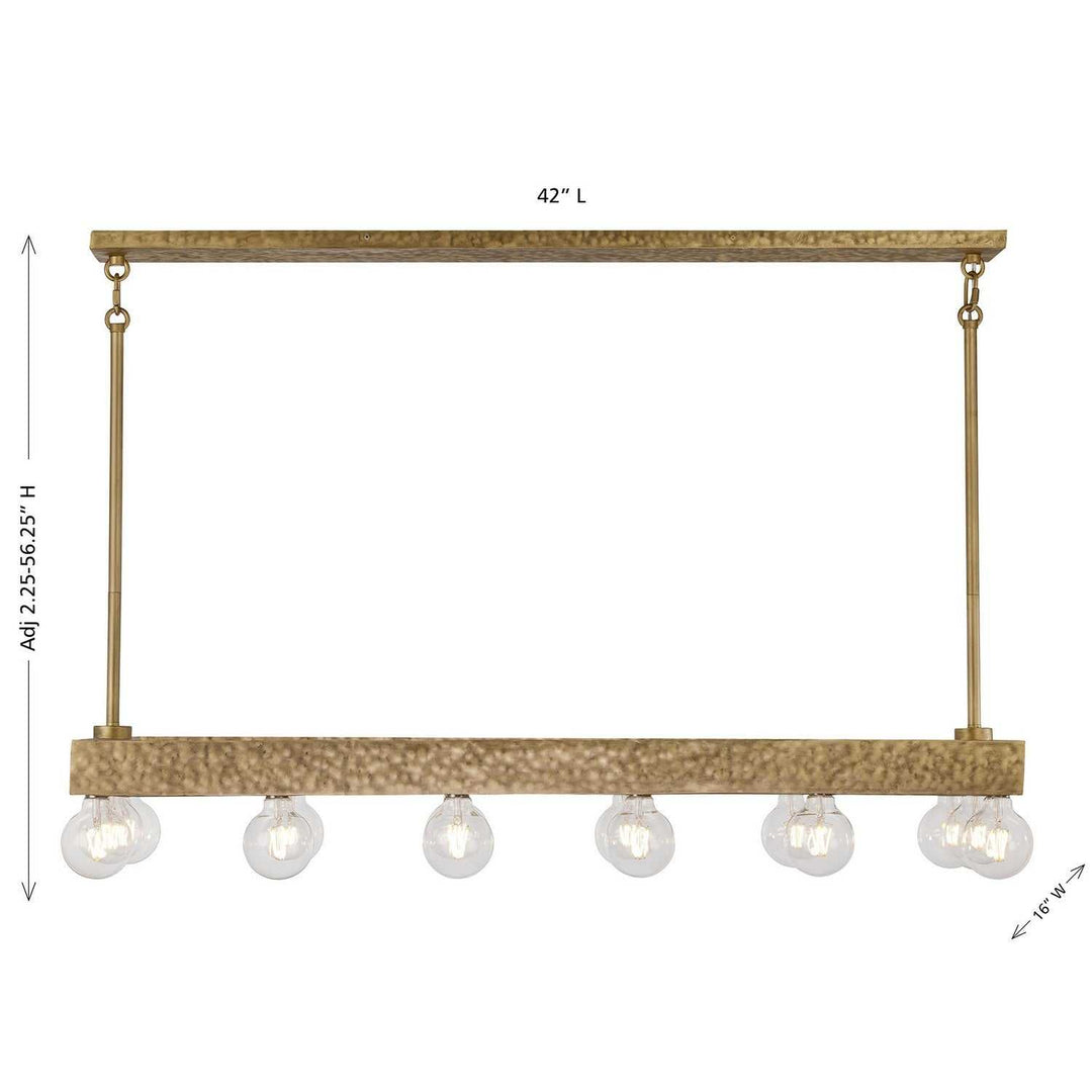 Savoy House - 1-3128-14-106 - 14 Light Linear Chandelier - Etereo - Spumante