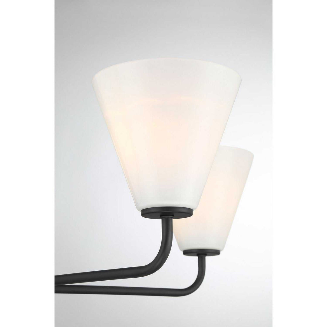 Savoy House - 1-4015-5-89 - Five Light Chandelier - Blair - Matte Black