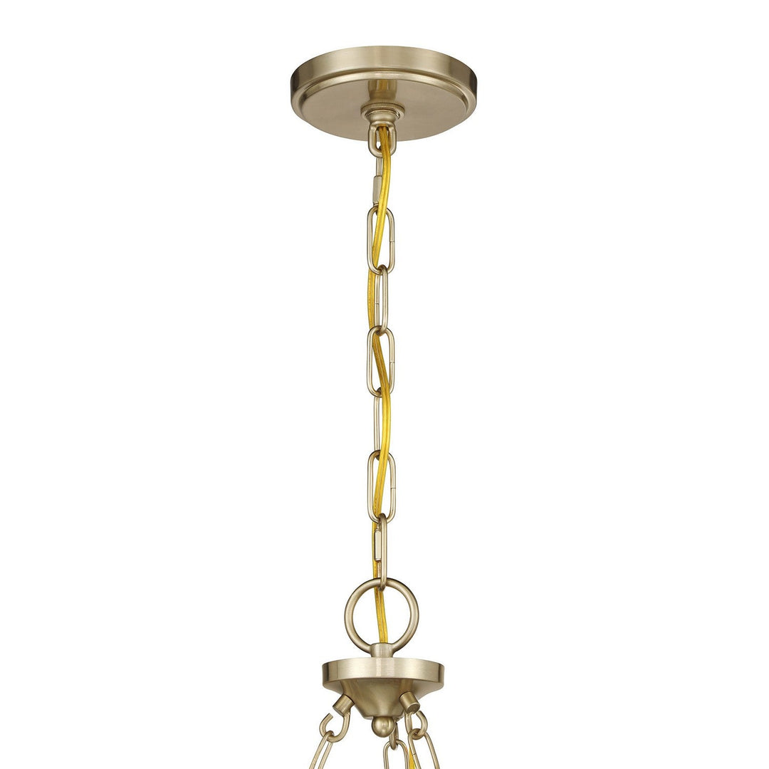Orianna Six Light Chandelier in Noble Brass Savoy House