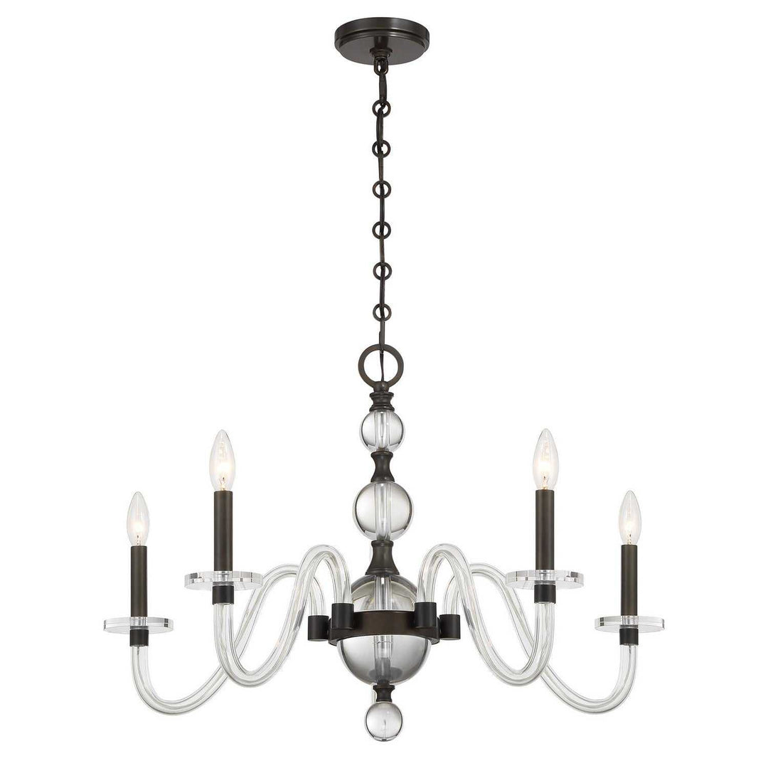 Savoy House - 1-4277-5-15 - Five Light Chandelier - Aragon - Mediterranean Bronze