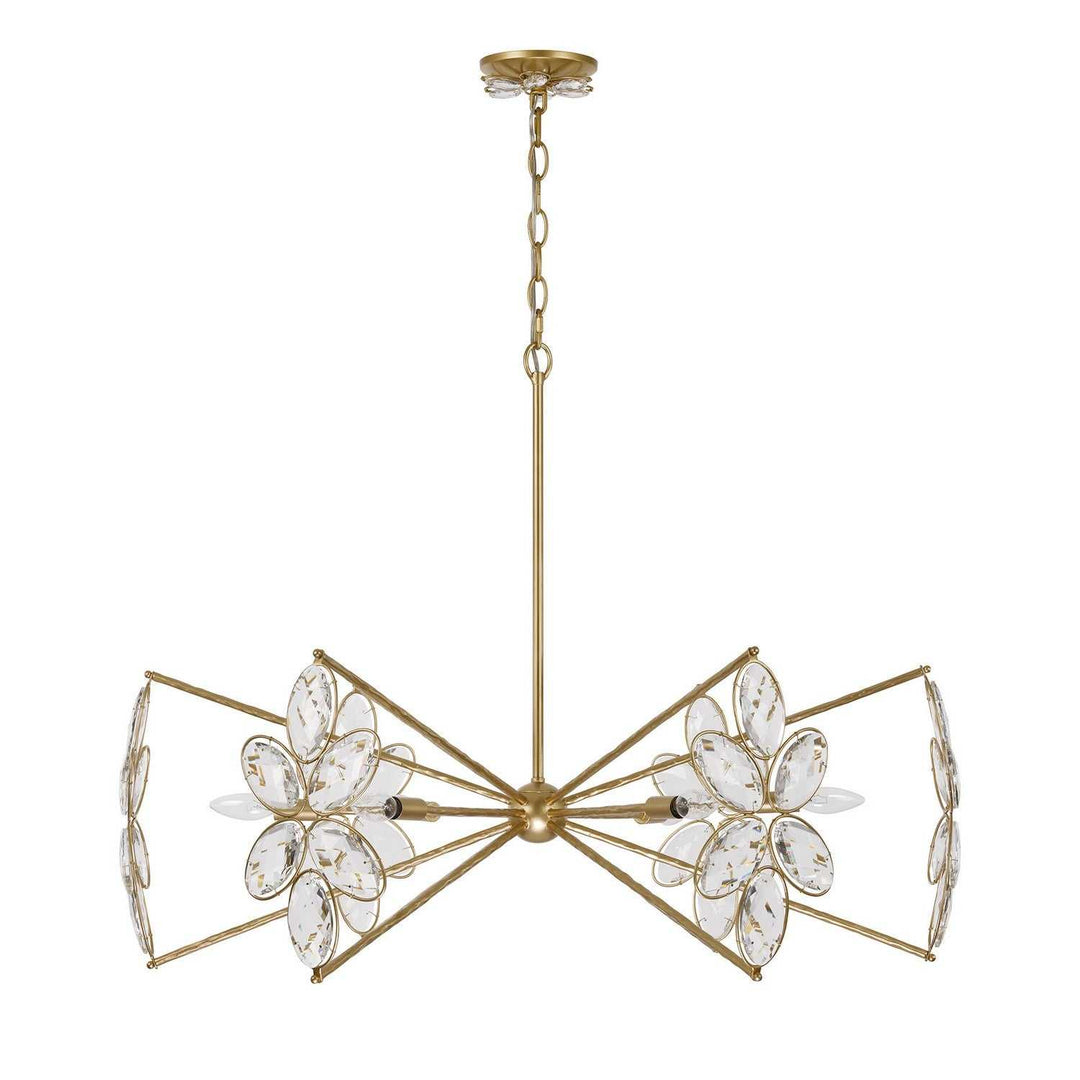 Savoy House - 1-4529-6-221 - Six Light Chandelier - Marbella - Gold Shimmer