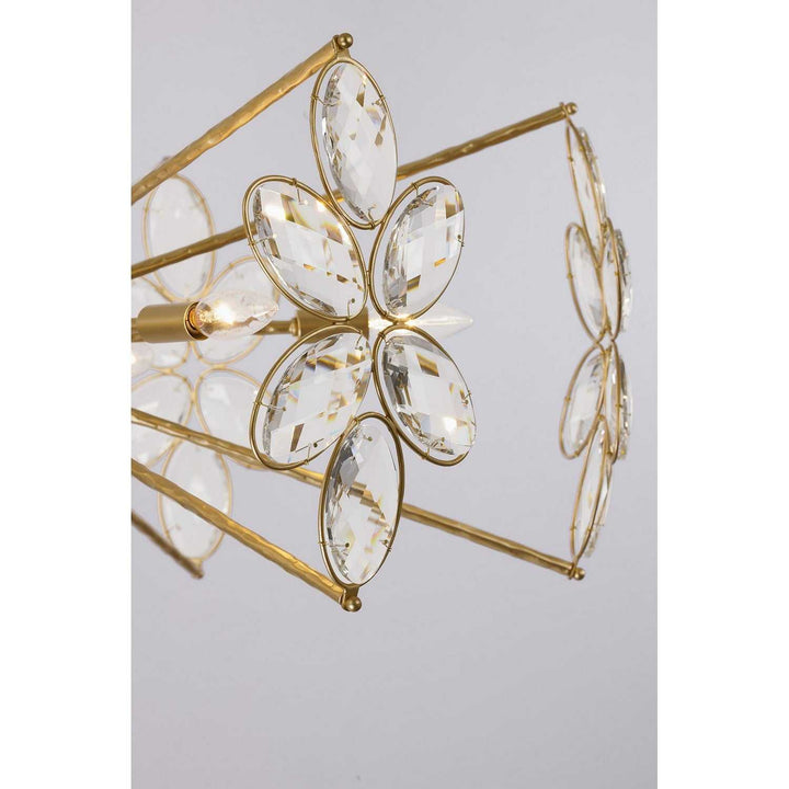 Savoy House - 1-4529-6-221 - Six Light Chandelier - Marbella - Gold Shimmer