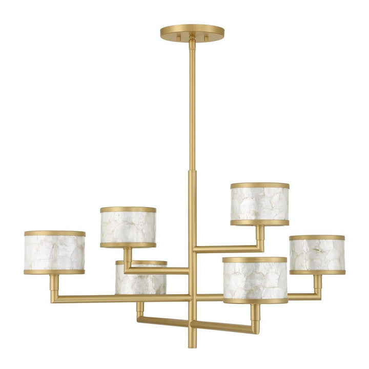 Savoy House - 1-6492-6-328 - Six Light Chandelier - Mariquita - Spun Gold