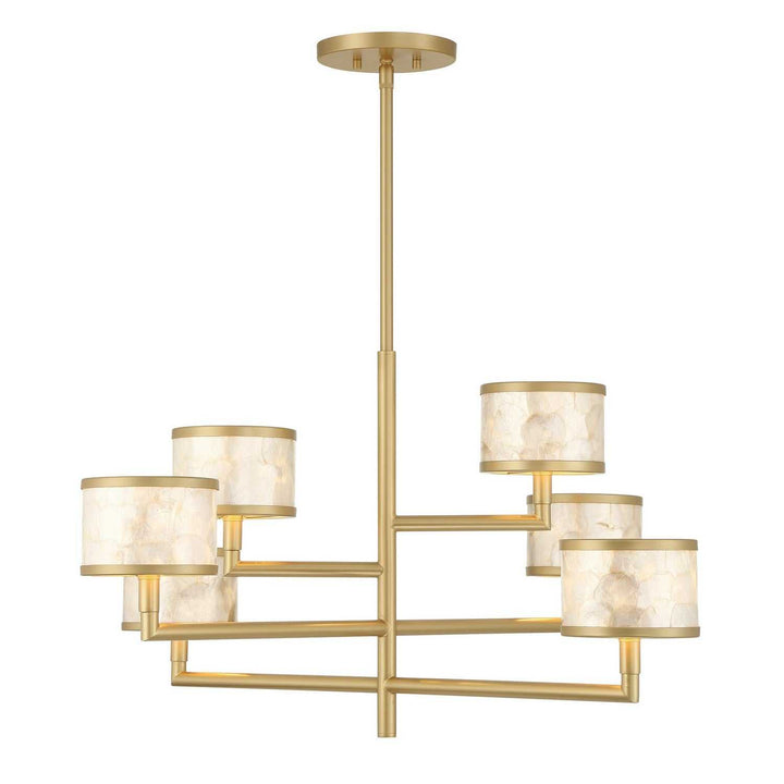 Savoy House - 1-6492-6-328 - Six Light Chandelier - Mariquita - Spun Gold