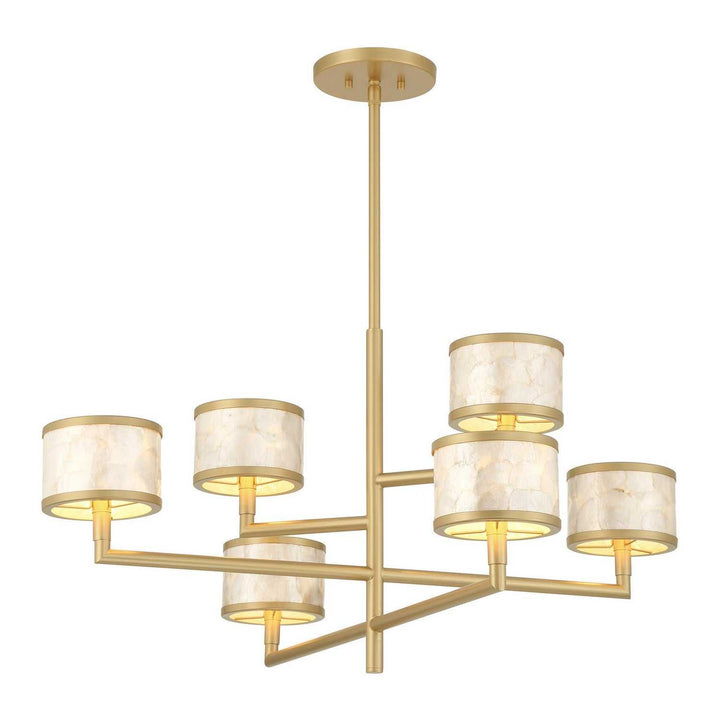 Savoy House - 1-6492-6-328 - Six Light Chandelier - Mariquita - Spun Gold