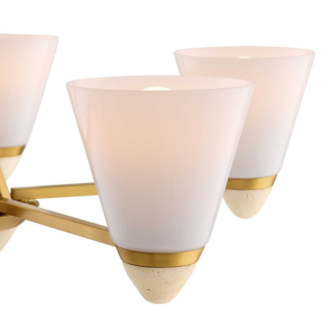 Kohlman Five Light Chandelier in Warm Brass Savoy House