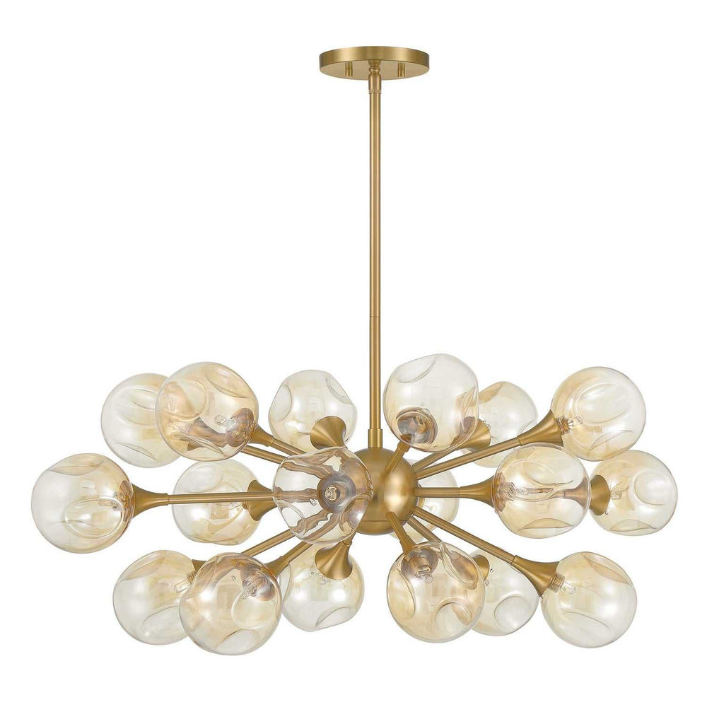 Matisse 18 Light Chandelier in Warm Brass Savoy House