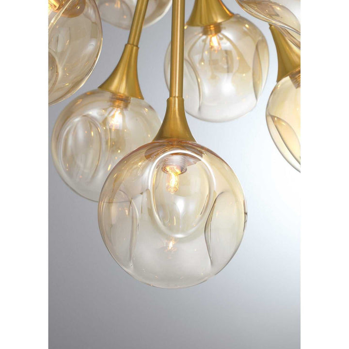 Matisse 18 Light Chandelier in Warm Brass Savoy House