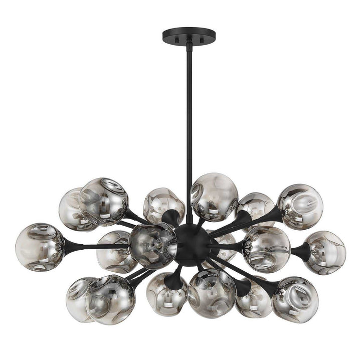 Matisse 18 Light Chandelier in Matte Black Savoy House