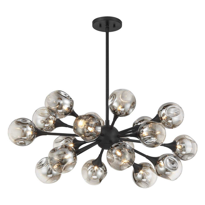Matisse 18 Light Chandelier in Matte Black Savoy House
