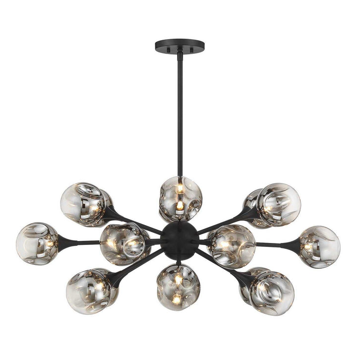Matisse 18 Light Chandelier in Matte Black Savoy House