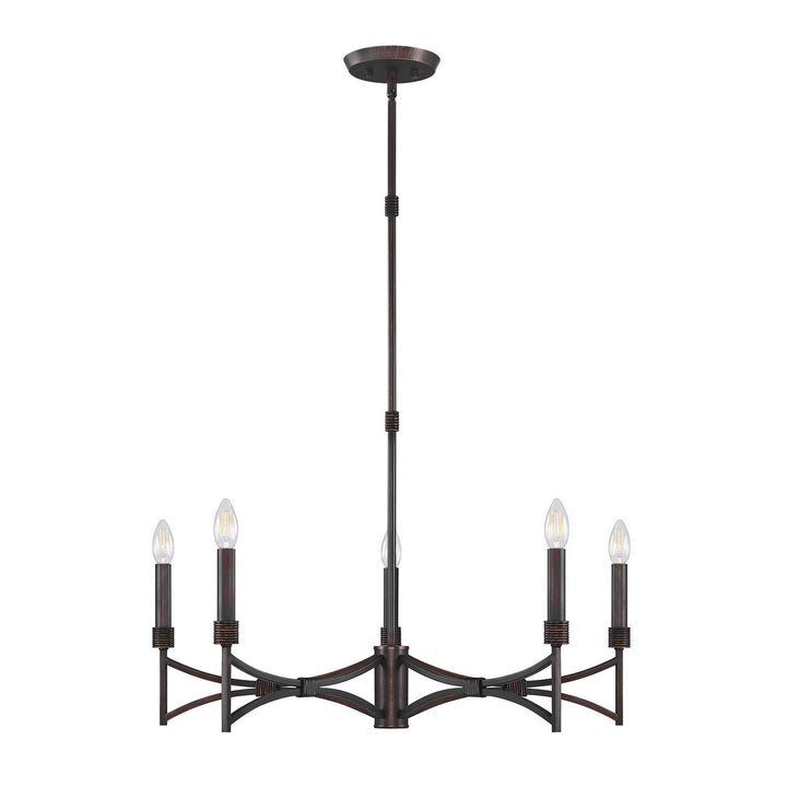 Savoy House - 1-8167-5-26 - Five Light Chandelier - Gardner - Champagne Mist