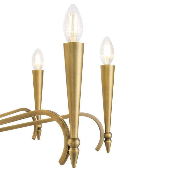 Tremont 12 Light Chandelier in Riviera Brass Savoy House