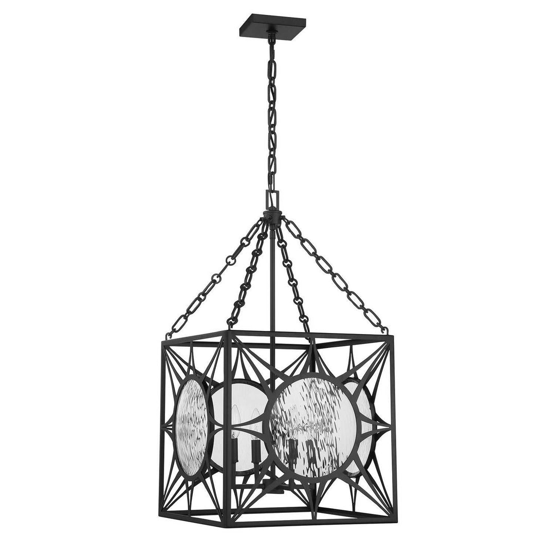 Savoy House - 3-5063-4-89 - Four Light Pendant - Balfour - Matte Black