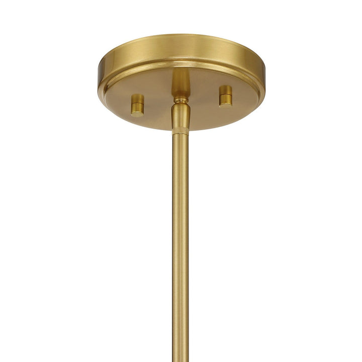 Hillbourne Three Light Pendant in Warm Brass Savoy House