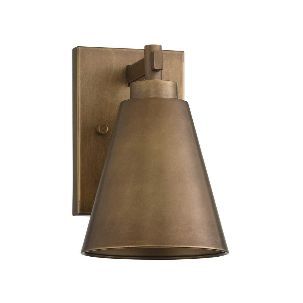Ryder One Light Outdoor Wall Lantern in Atlas Bronze Savoy House