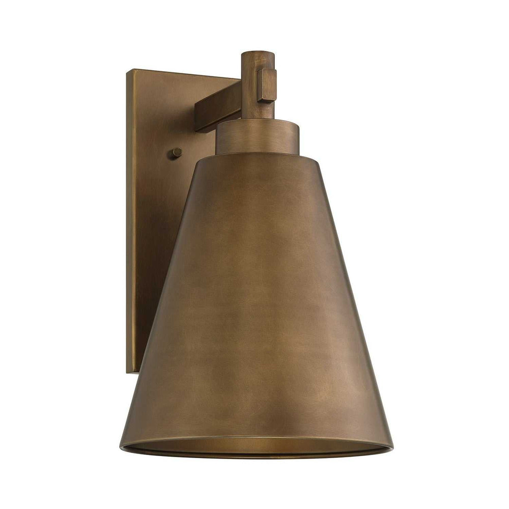 Ryder One Light Outdoor Wall Lantern in Atlas Bronze Savoy House