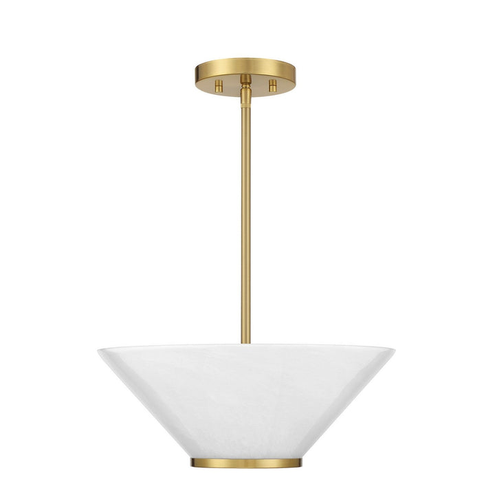 Savoy House - 6-4012-3-322 - Three Light Convertible Semi-Flush /Pendant - Blair - Warm Brass