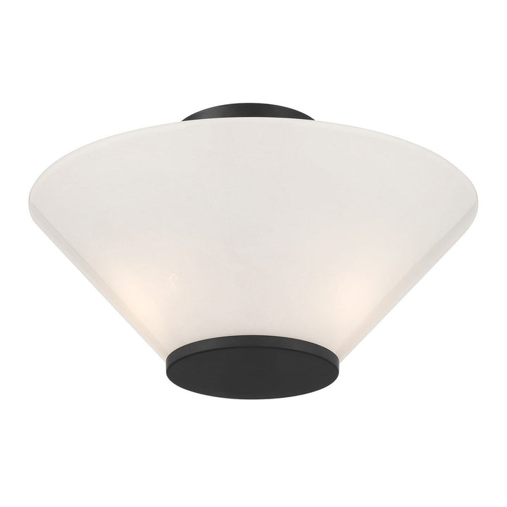 Savoy House - 6-4012-3-89 - Three Light Convertible Semi-Flush /Pendant - Blair - Matte Black