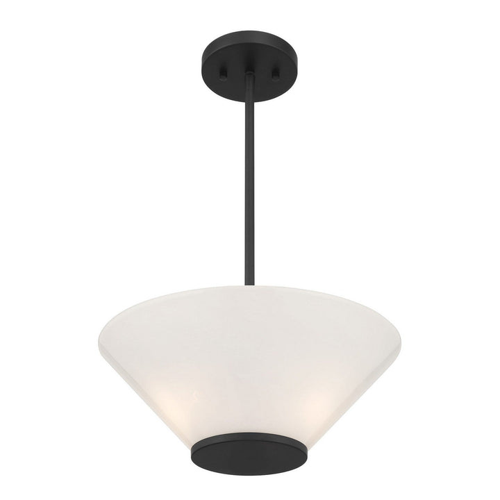 Savoy House - 6-4012-3-89 - Three Light Convertible Semi-Flush /Pendant - Blair - Matte Black