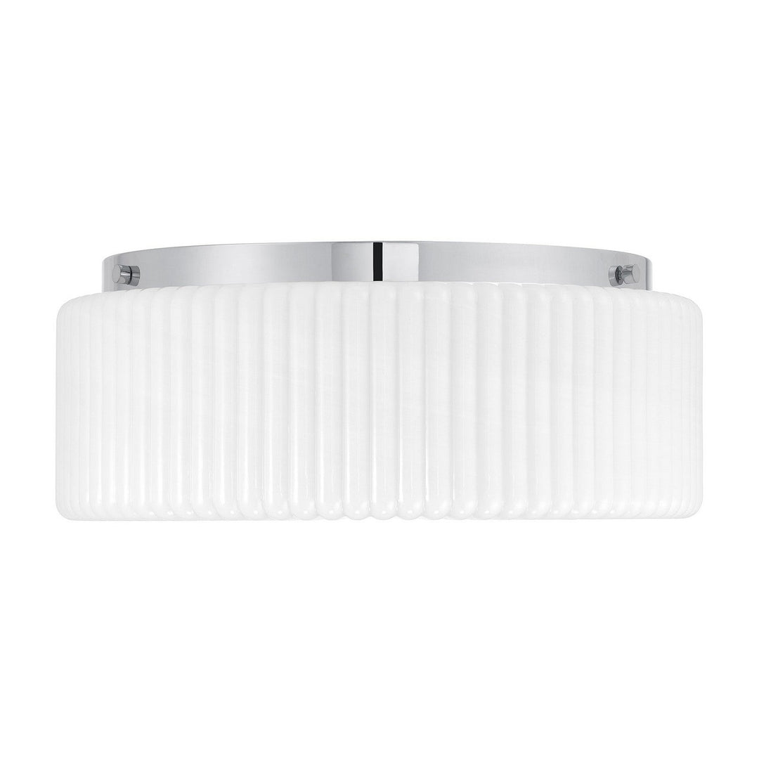 Edgemont Four Light Flush Mount in Chrome Savoy House