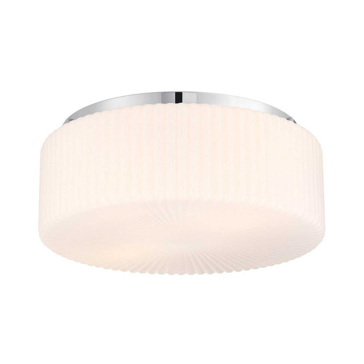 Edgemont Four Light Flush Mount in Chrome Savoy House