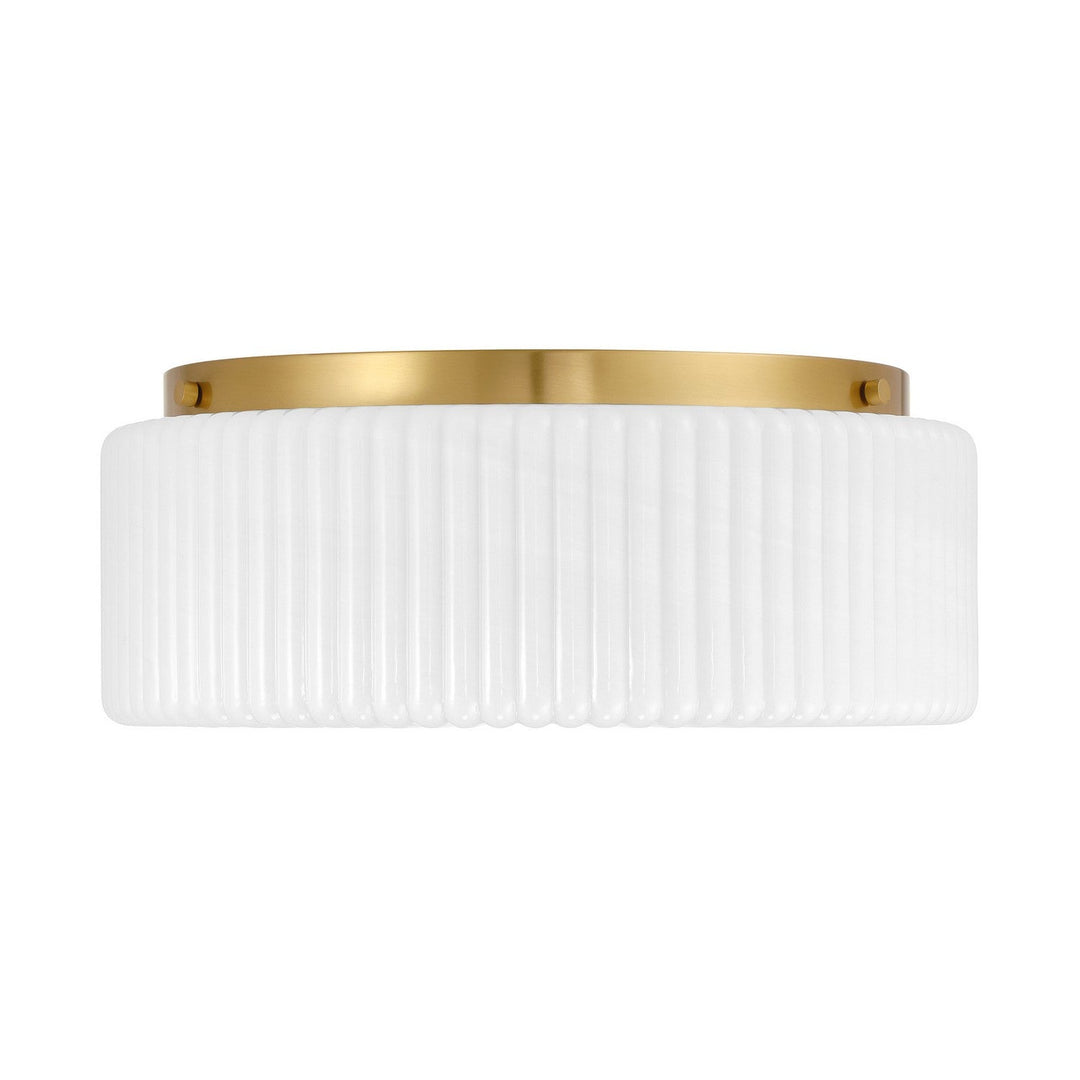 Savoy House - 6-4187-4-322 - Four Light Flush Mount - Edgemont - Warm Brass
