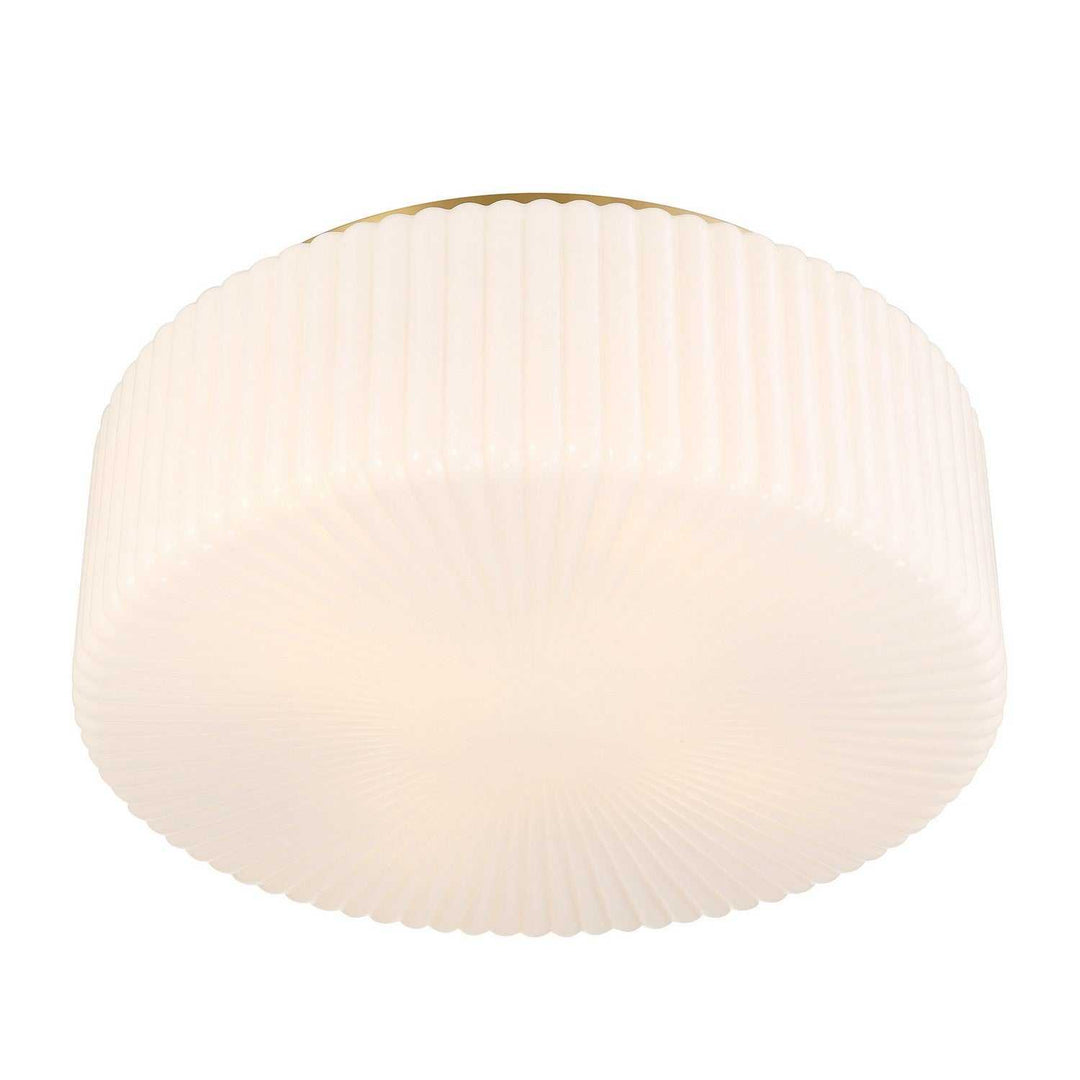 Savoy House - 6-4187-4-322 - Four Light Flush Mount - Edgemont - Warm Brass
