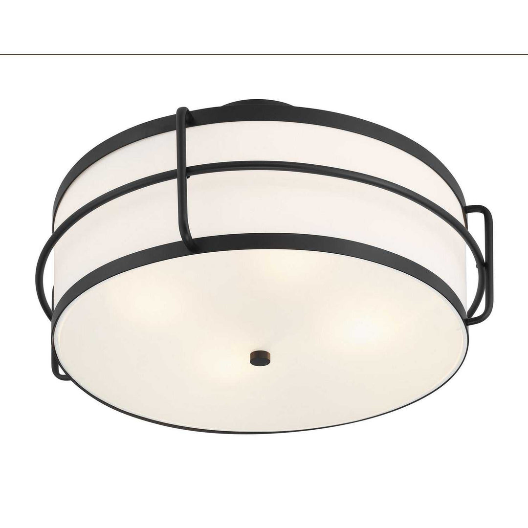 Savoy House - 6-4193-4-89 - Four Light Semi-Flush Mount - Chauncey - Matte Black