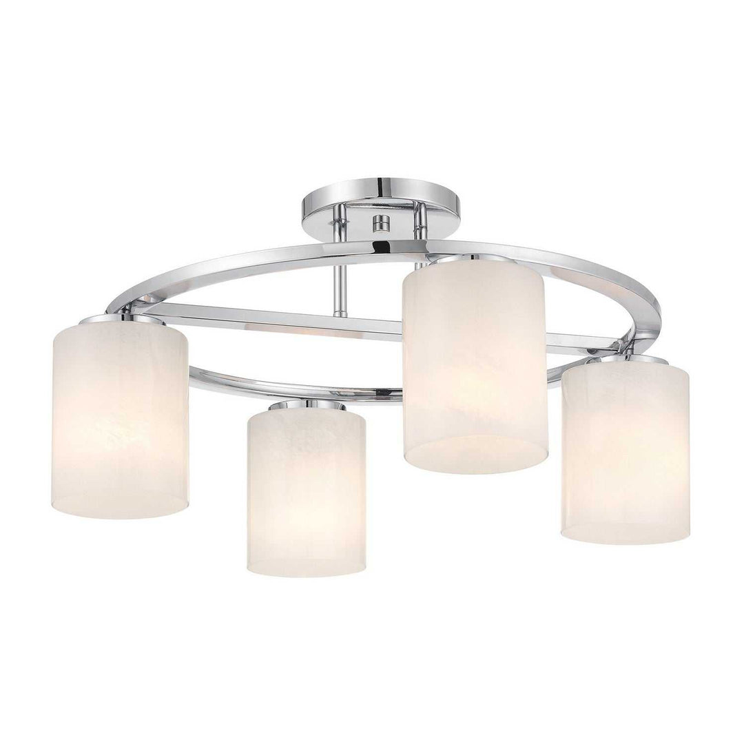 Savoy House - 6-4693-4-11 - Four Light Semi-Flush Mount - Herron - Chrome