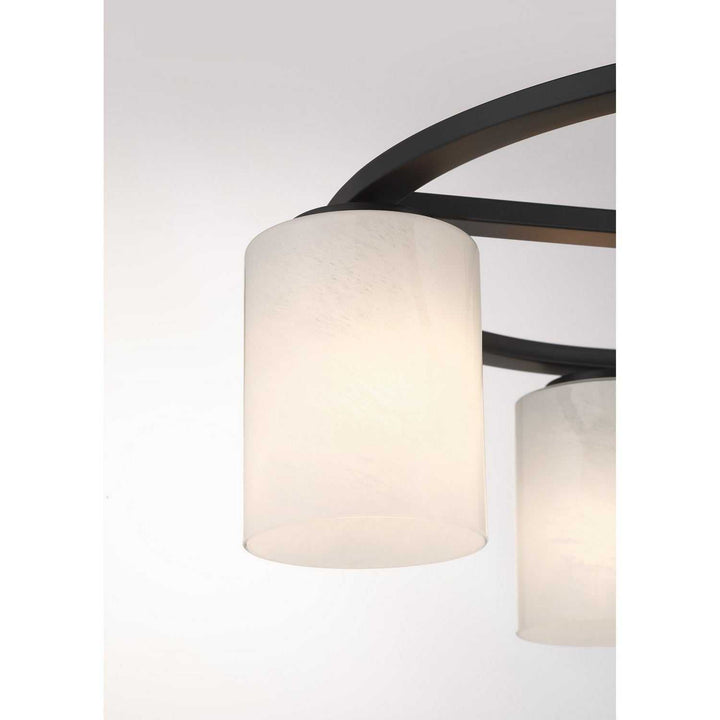 Savoy House - 6-4693-4-89 - Four Light Semi-Flush Mount - Herron - Matte Black