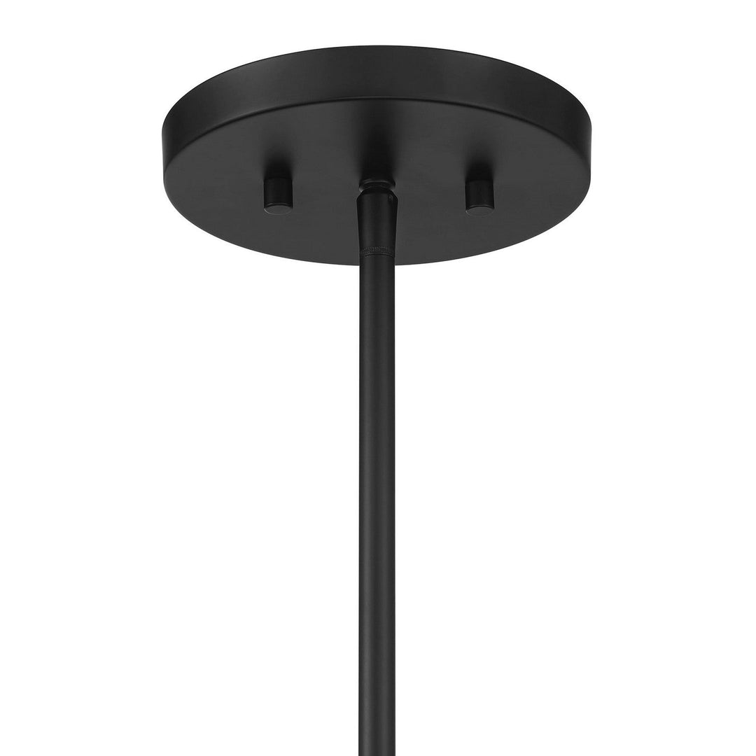 Balfour Five Light Convertible Semi-Flush /Pendant in Matte Black Savoy House