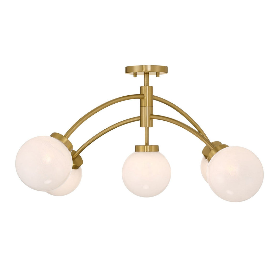 Savoy House - 6-6199-5-322 - LED Semi-Flush Mount - Redfield - Warm Brass