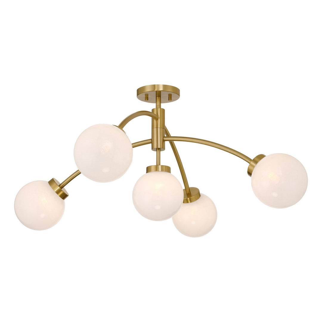 Savoy House - 6-6199-5-322 - LED Semi-Flush Mount - Redfield - Warm Brass