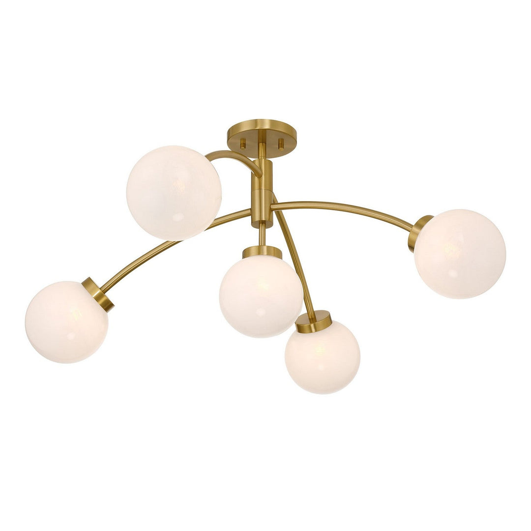 Savoy House - 6-6199-5-322 - LED Semi-Flush Mount - Redfield - Warm Brass