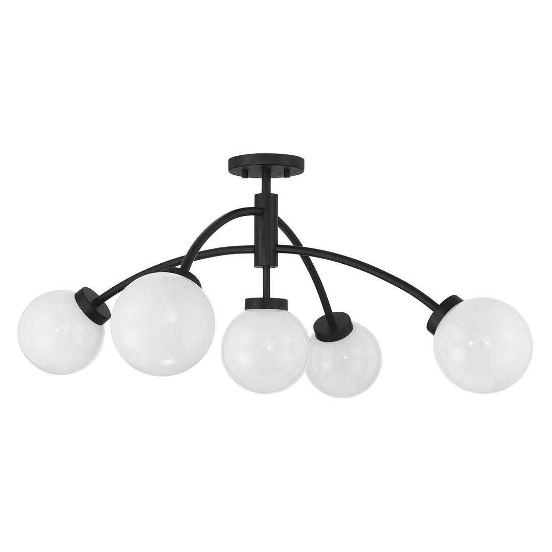 Savoy House - 6-6199-5-89 - LED Semi-Flush Mount - Redfield - Matte Black