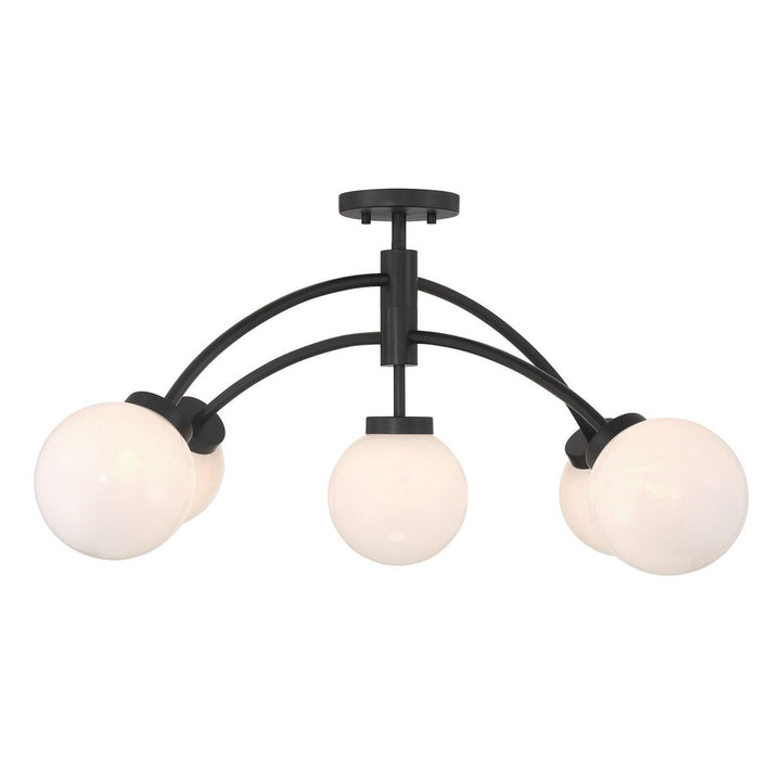 Savoy House - 6-6199-5-89 - LED Semi-Flush Mount - Redfield - Matte Black