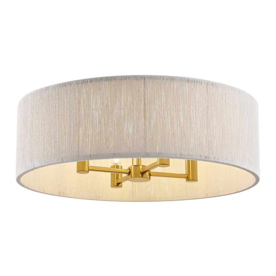 Savoy House - 6-9311-4-322 - Four Light Flush Mount - Maynard - Warm Brass