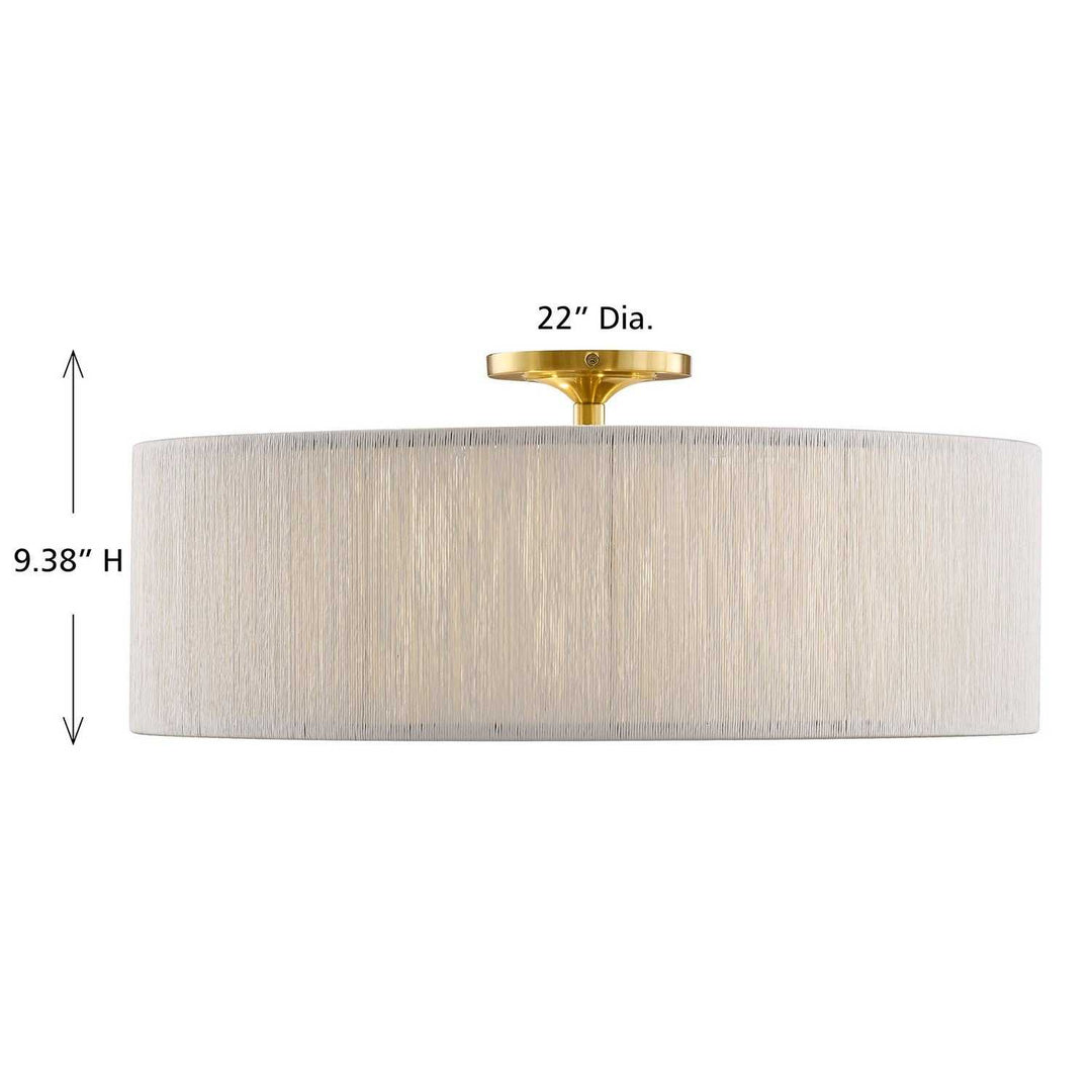 Savoy House - 6-9311-4-322 - Four Light Flush Mount - Maynard - Warm Brass