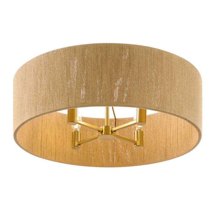 Savoy House - 6-9312-4-322 - Four Light Flush Mount - Maynard - Warm Brass
