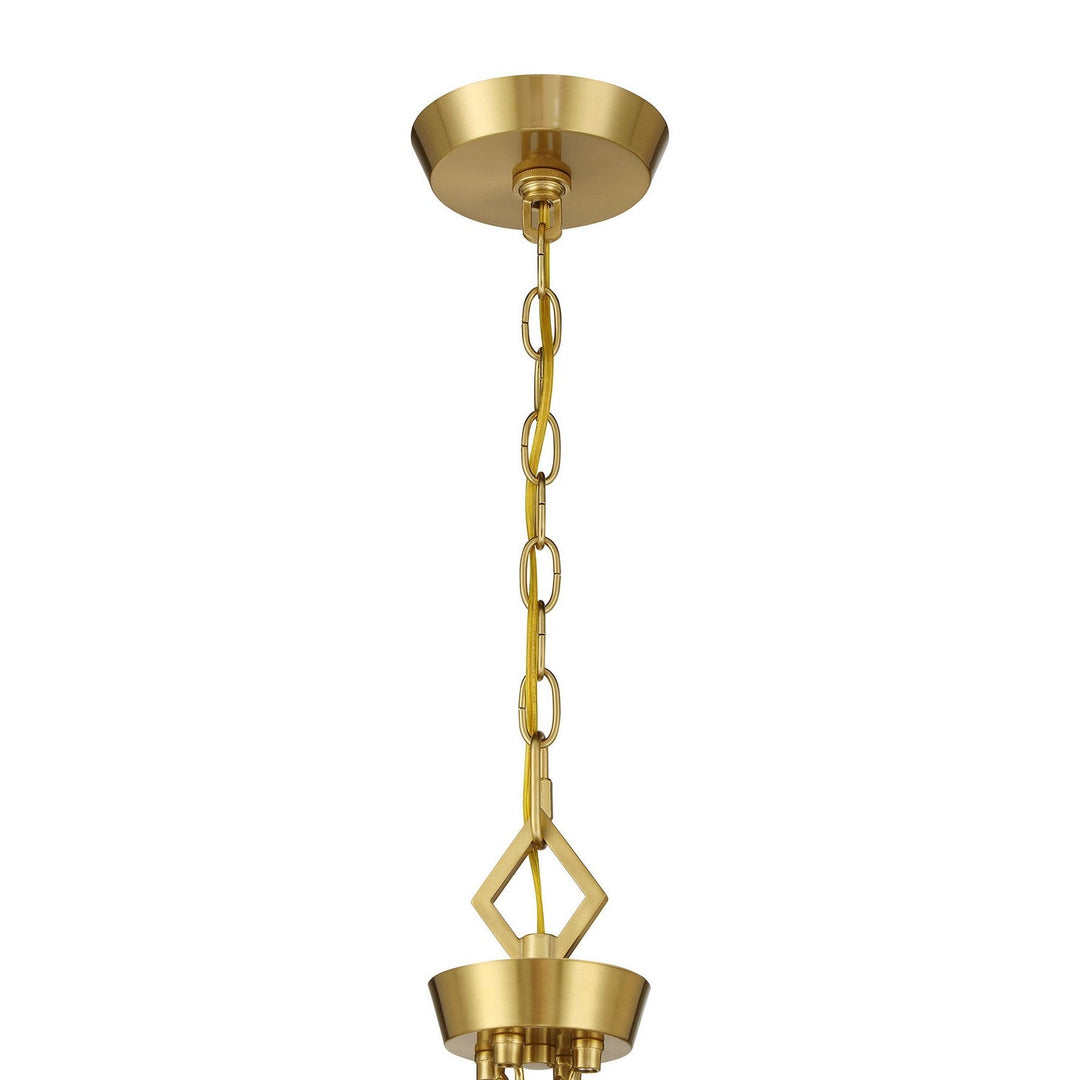 Savoy House - 7-1038-4-322 - Four Light Pendant - Rivage - Warm Brass